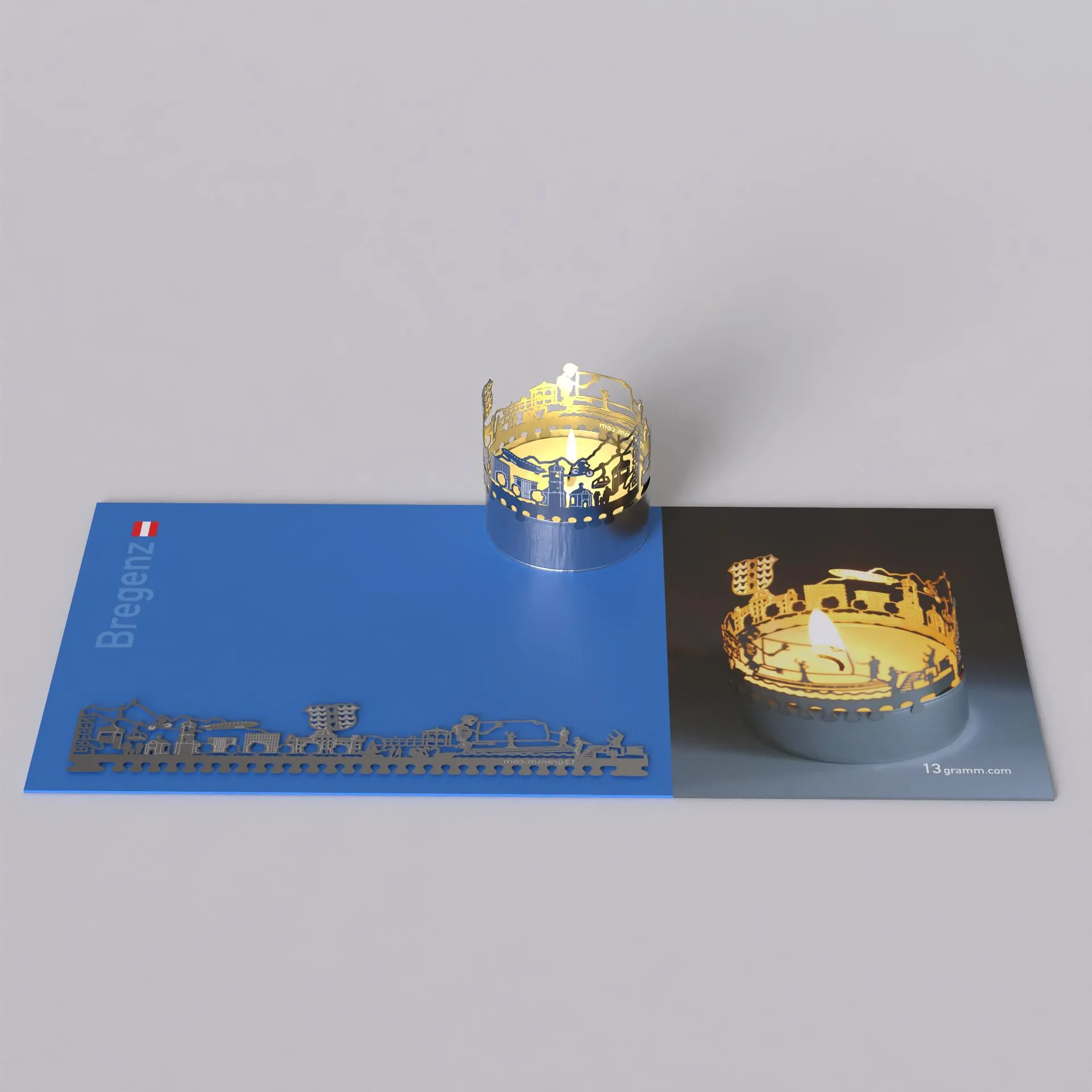 Bregenz – Schattenspiel mit Postkarte