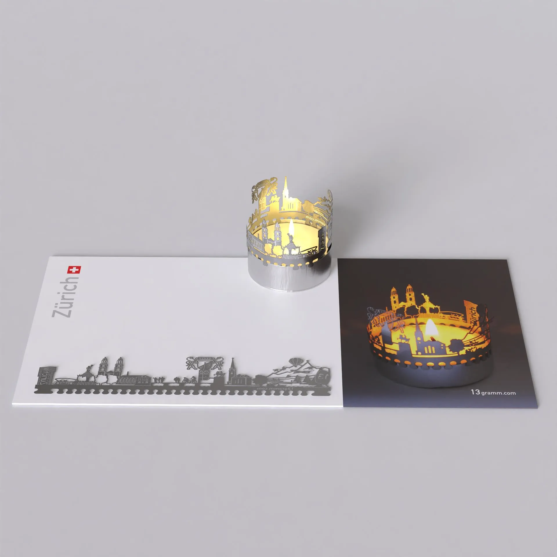 Zürich – Schattenspiel mit Postkarte