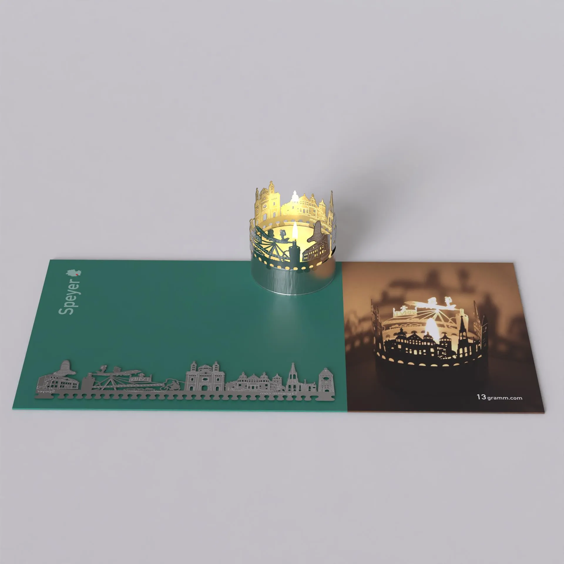 Speyer – Schattenspiel mit Postkarte