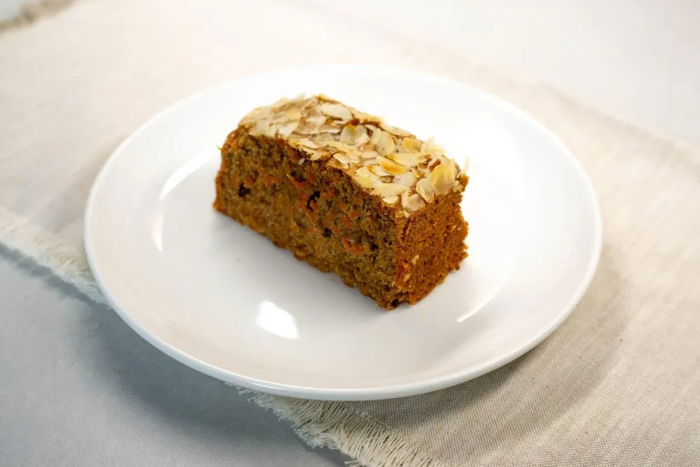 Dinkel-Karottenkuchen Stück