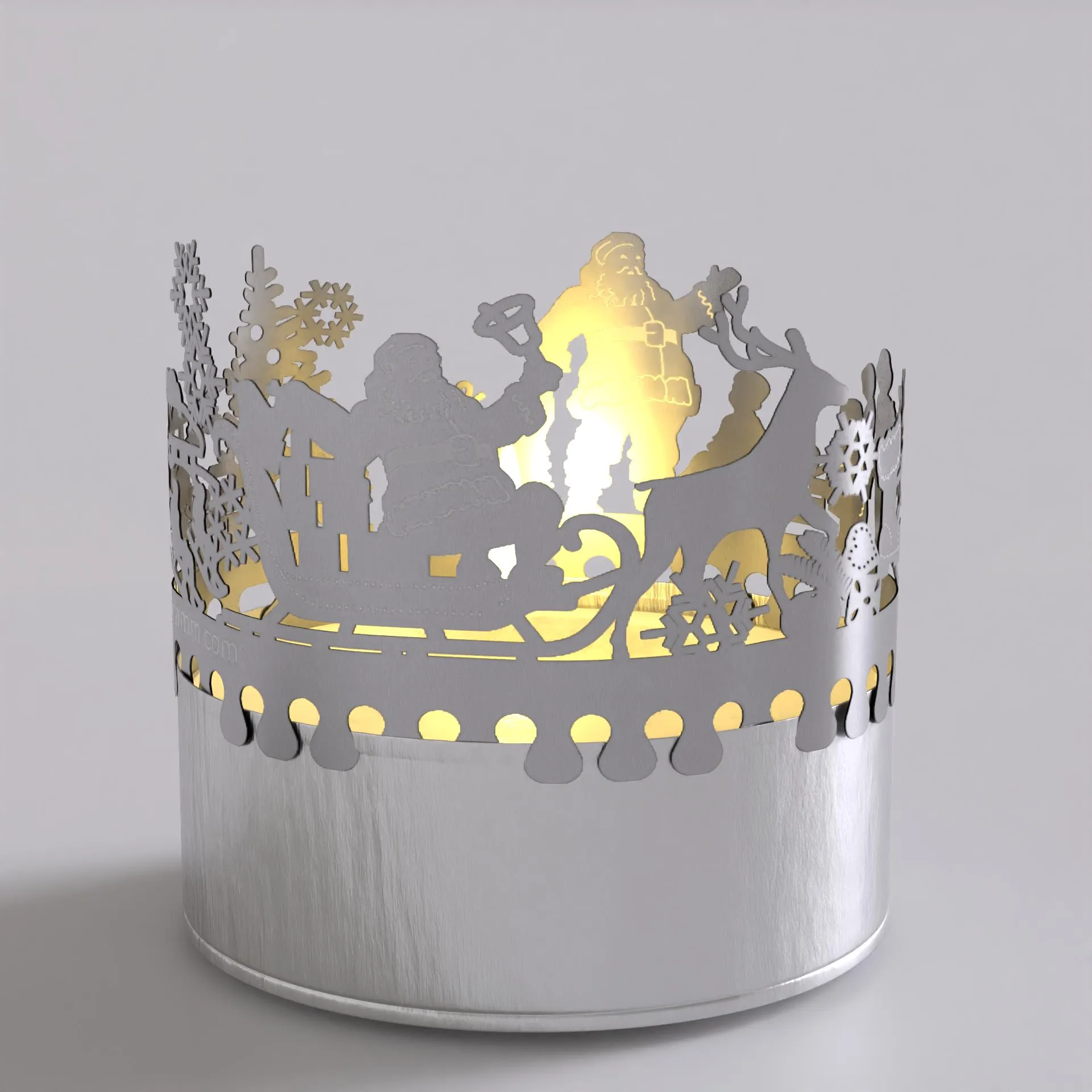 Santa Claus – Schattenspiel mit Postkarte – Bild 7