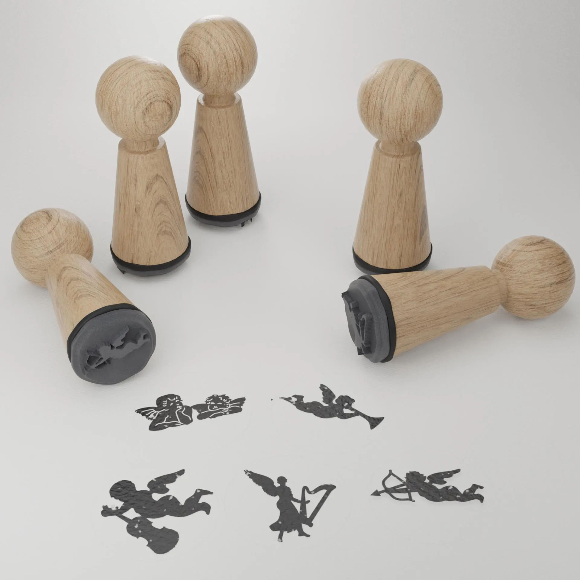 Engel Stempelset – Bild 6