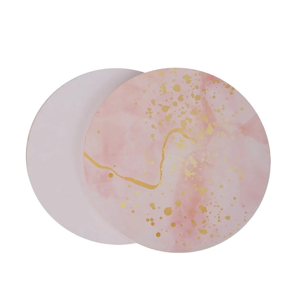Cake Card / Cake Board / Tortenplatten Rund Rose Gold Marmor versch. Größen – Stärke 12mm