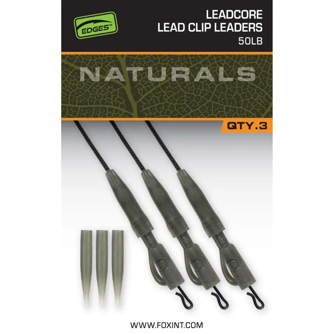 FOX - Naturals Leadcore PG Lead Clip Leaders