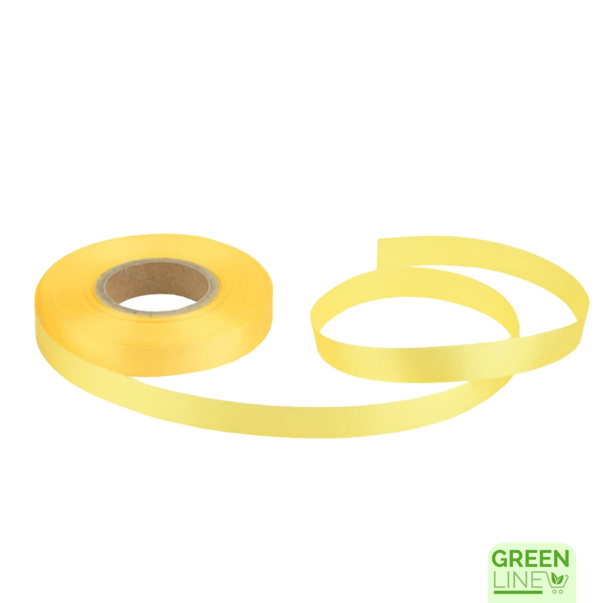 Cake-Masters Satinband pastellgelb – 14mm – 30m – Greenline