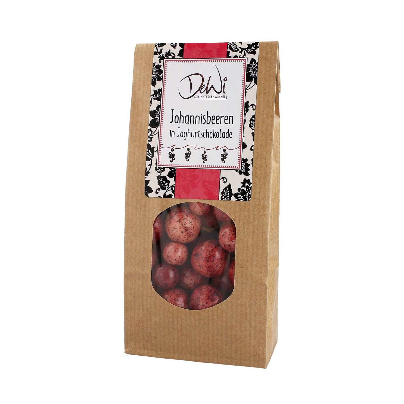 Johannisbeeren in Joghurtschokolade – Tüte (altes Design)